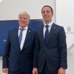 El presidente del Consell, Llorenç Galmés (d), y el conseller de Turismo, Marcial Rodríguez. Archivo. - CONSELL DE MALLORCA - Archivo
