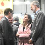 El presidente de la Generalitat de Cataluña, Salvador Illa, la Reina Letizia y el Rey Felipe durante la inauguración de la 45ª edición de la Feria Internacional de Turismo, Fitur 2025, en IFEMA Madrid, a 22 de enero de 2025, en Madrid (España). - José Oliva - Europa Press