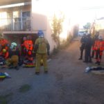 Efectivos antiincendios en el lugar del siniestro. - AYUNTAMIENTO DE PALMA