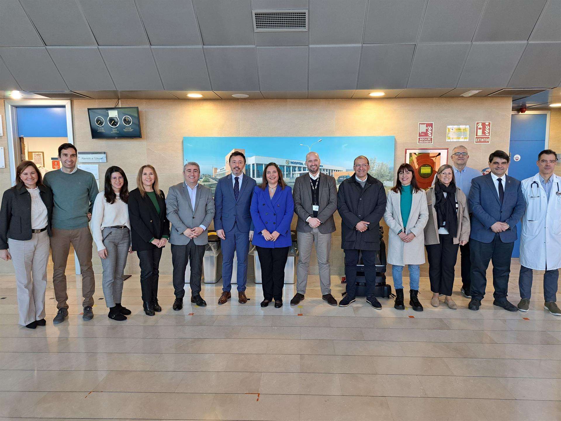 La consellera de Salud, Manuela García, en la presentación del Proyecto Cassandra en el Hospital de Inca. - CONSELLERIA DE SALUD