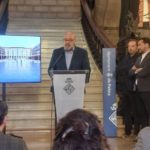 alcalde Palma con Arquitectos de Plaza Mayor.