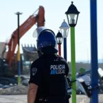 Imágenes del operativo para derribar varias construcciones ilegales en el poblado de Son Banya. - AYUNTAMIENTO DE PALMA