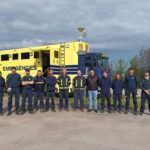 estuantes de prácticas de FP de emergencias.
