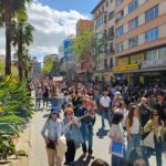 Manifestantes en Palma.