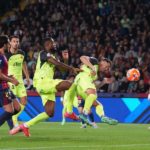 Un momento del Barça Mallorca.